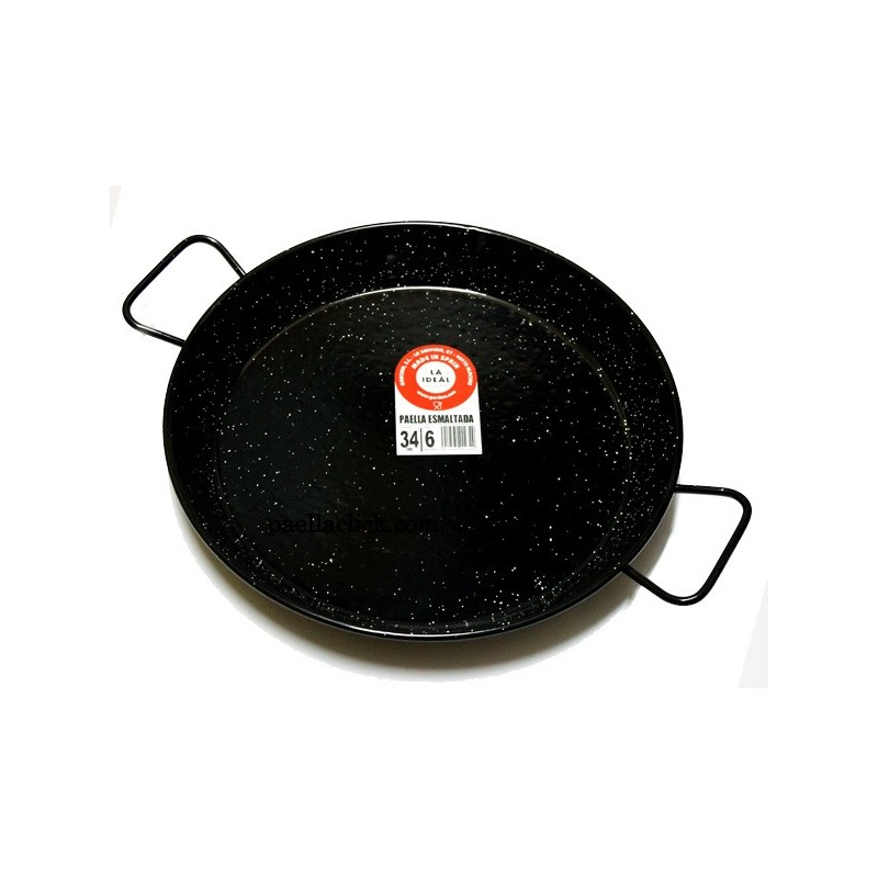 34 cm Enamelled Paella Pan