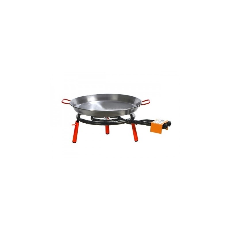 SET VALENCIA (mod.400 gas burner + 46 cm paella pan + table top legs)