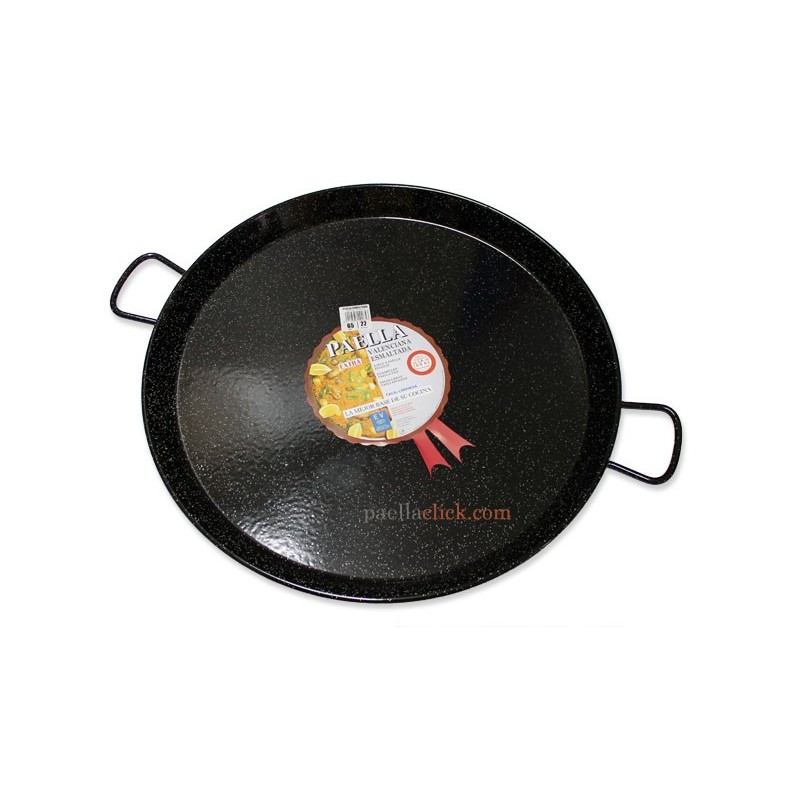 65 cm Enamelled Paella Pan