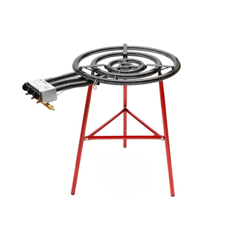 Garcima - Paellero +GAS profesional 60 cm, mod. L-60 PROF + soporte