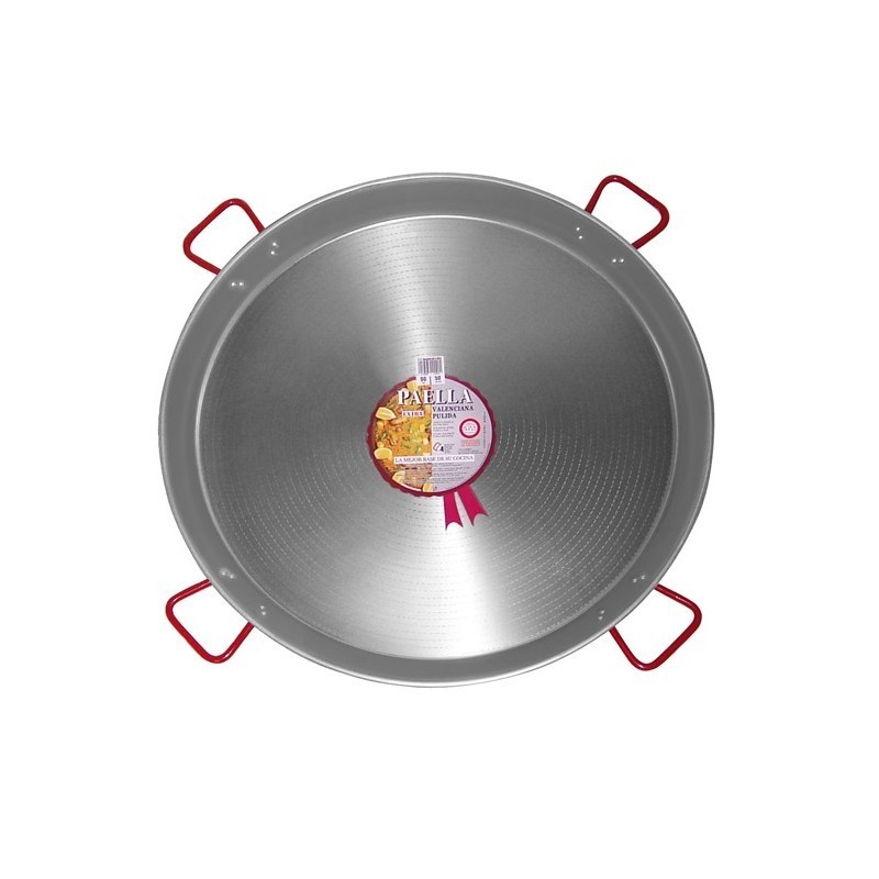La Ideal - Paellera pulida 85 cm (4 asas)  10085
