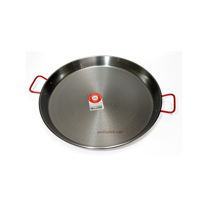 50 cm Polished Steel Paella Pan