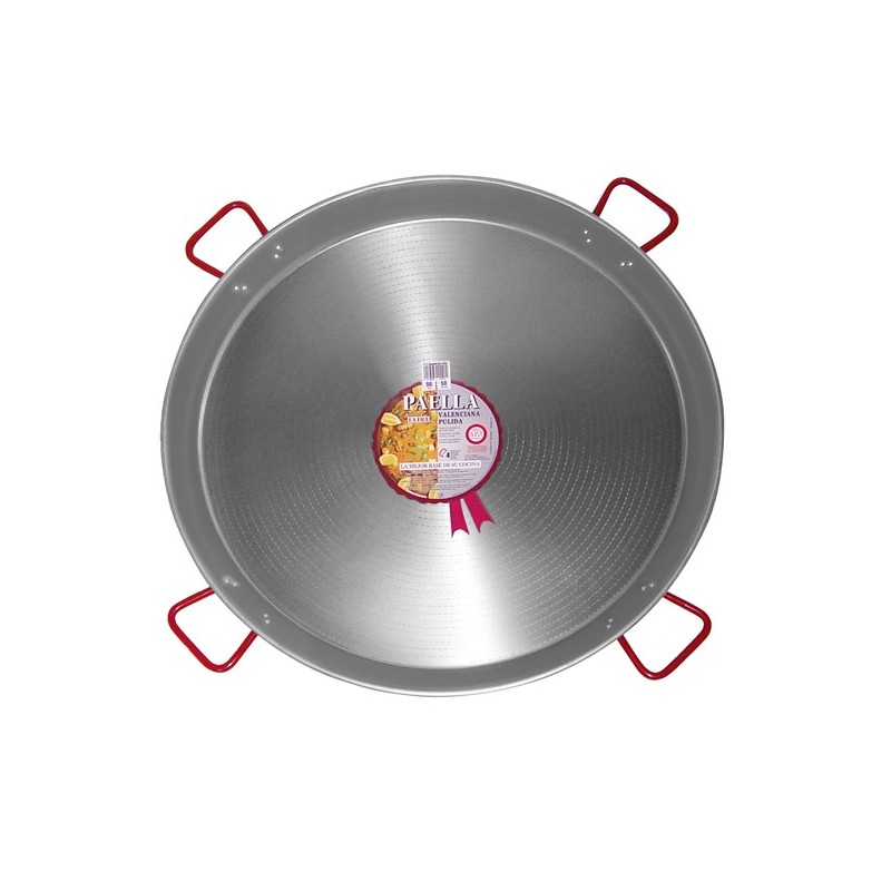 115 cm Polished Steel Paella Pan