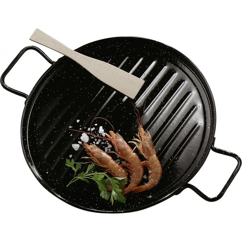 Garcima - Asadora grill esmaltada 46cm