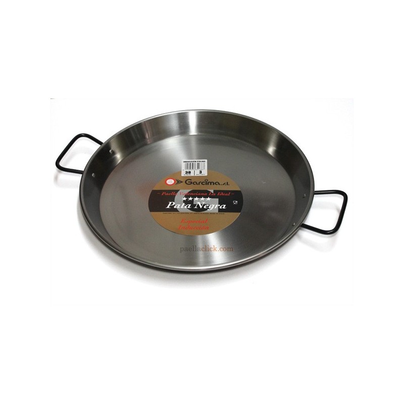 La Ideal - Paellera especial inducción pulida 42 cm 5 raciones